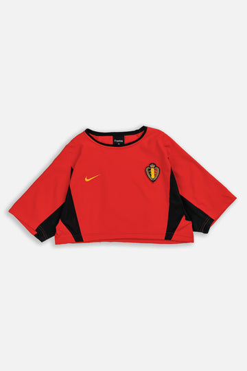 Rework Crop Belgium Soccer Jersey - S