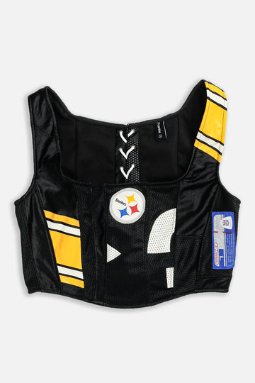 Rework Pittsburgh Steelers NFL Corset - L