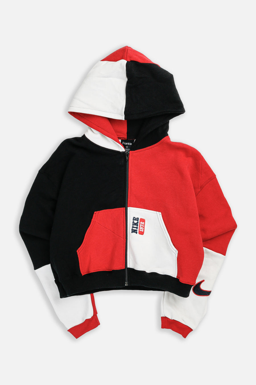 Rework Nike Crop Zip Hoodie - S