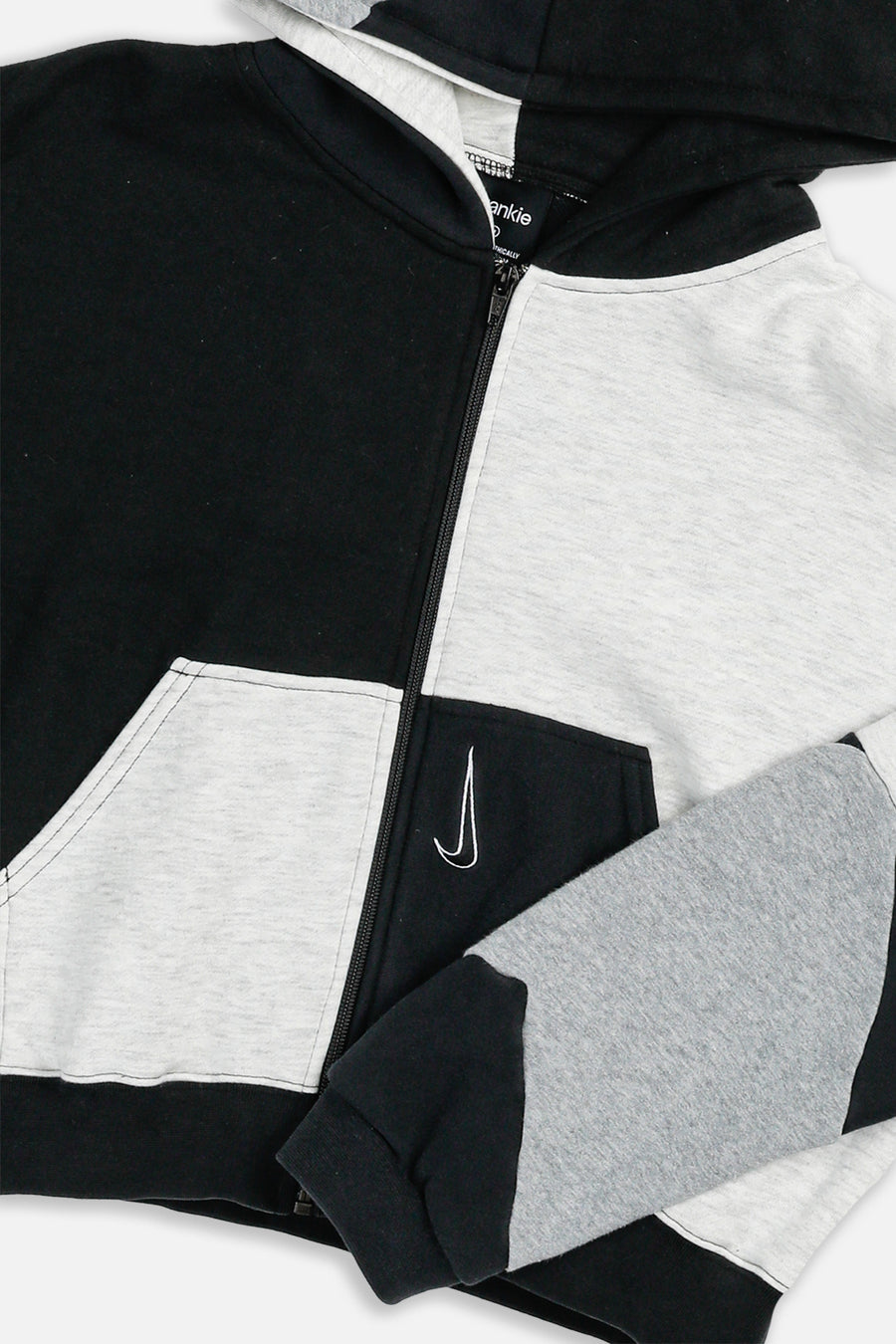 Rework Nike Crop Zip Hoodie - M