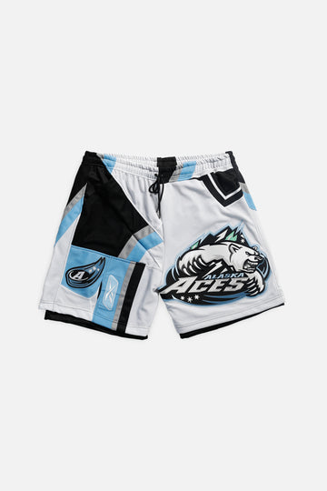 Unisex Rework Alaska Aces NHL Jersey Shorts - XL