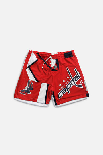 Unisex Rework Washington Capitals NHL Jersey Shorts - XL