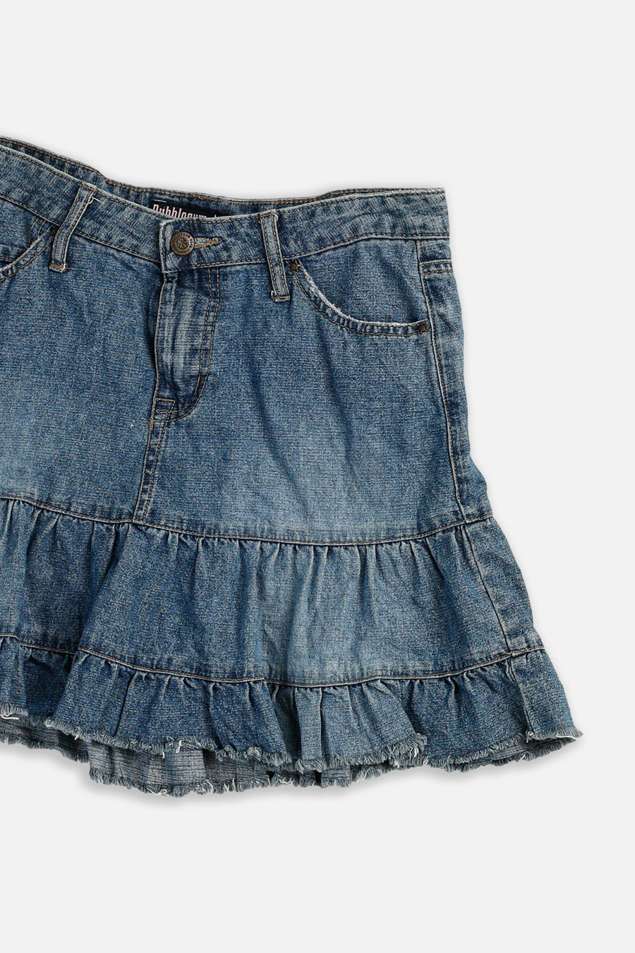 Vintage Denim Mini Skirt - W30