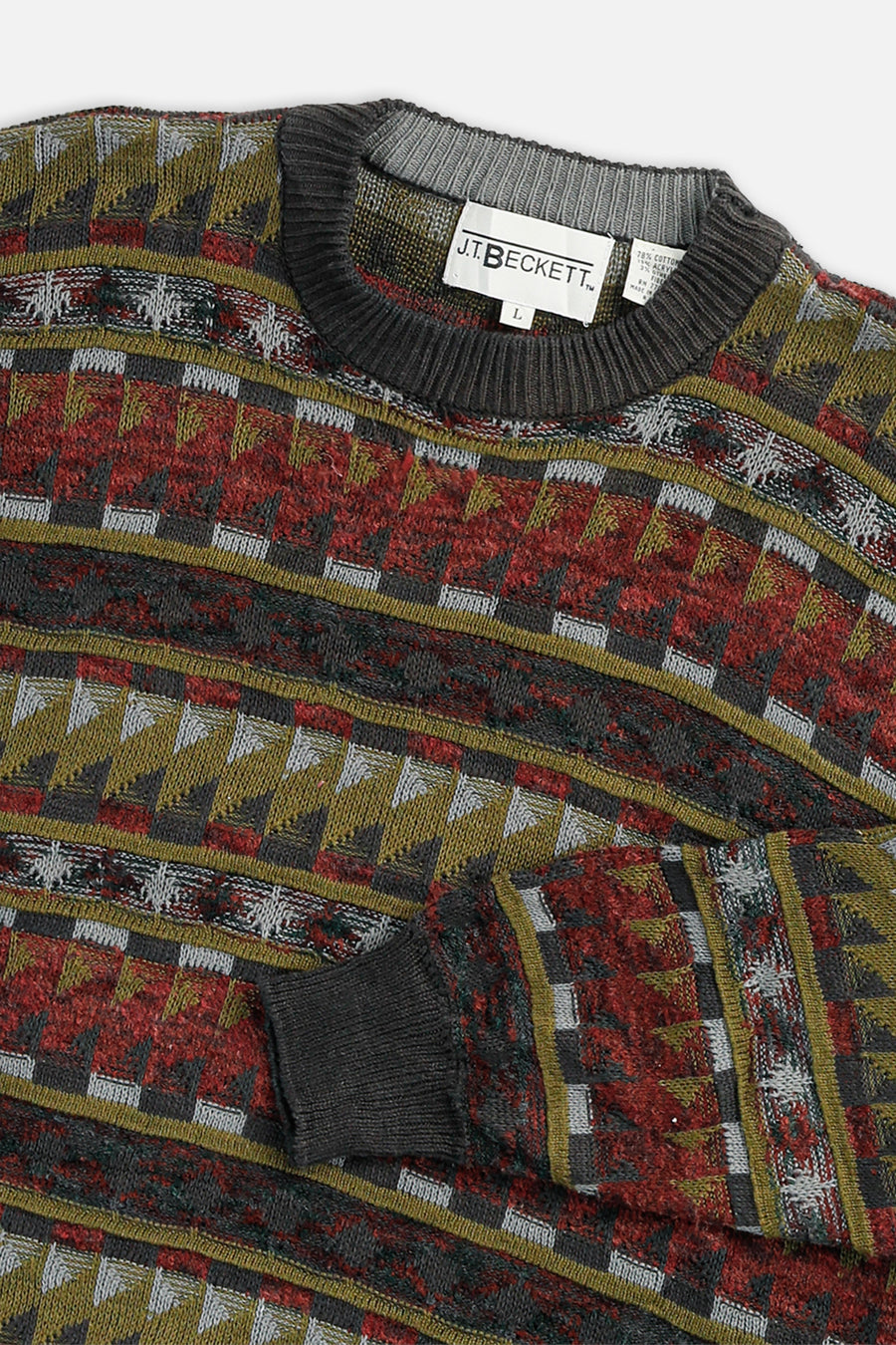 Vintage Knit Sweater - L