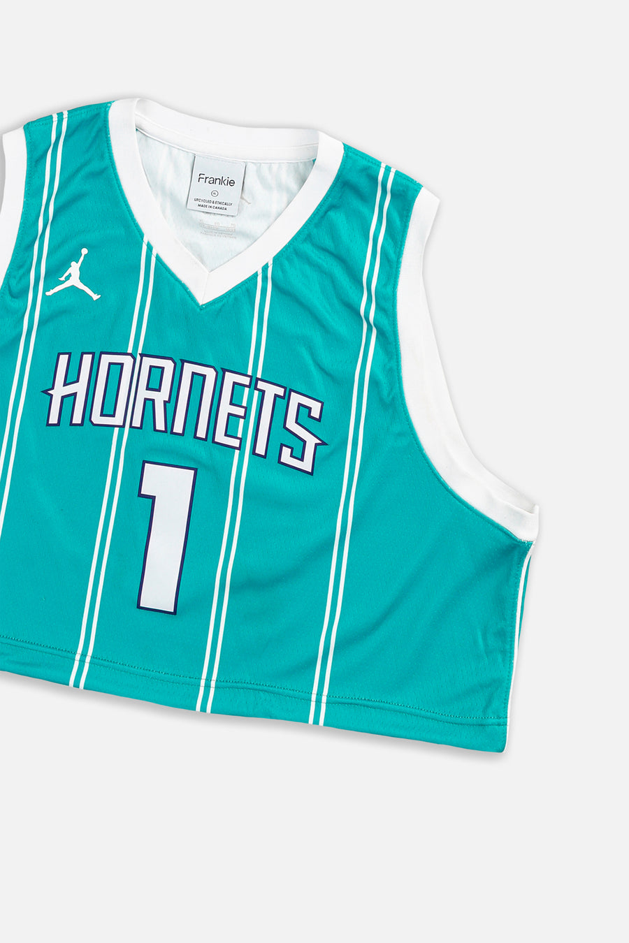 Rework Charlotte Hornets Crop NBA Jersey - L, XL