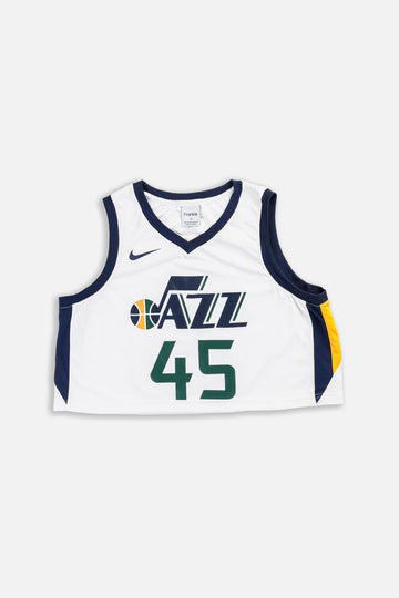 Rework Utah Jazz NBA Crop Jersey - XL