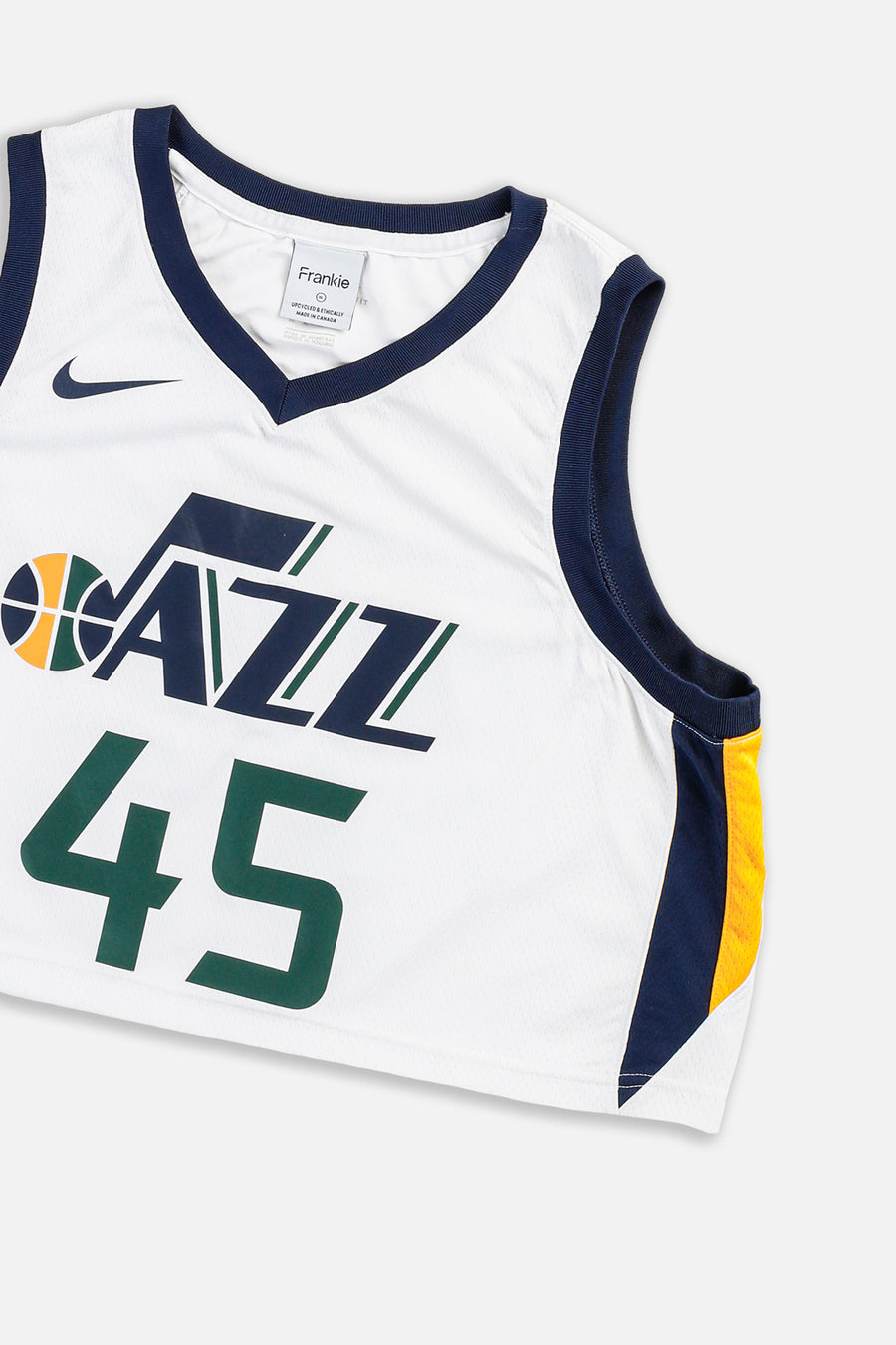 Rework Utah Jazz NBA Crop Jersey - XL