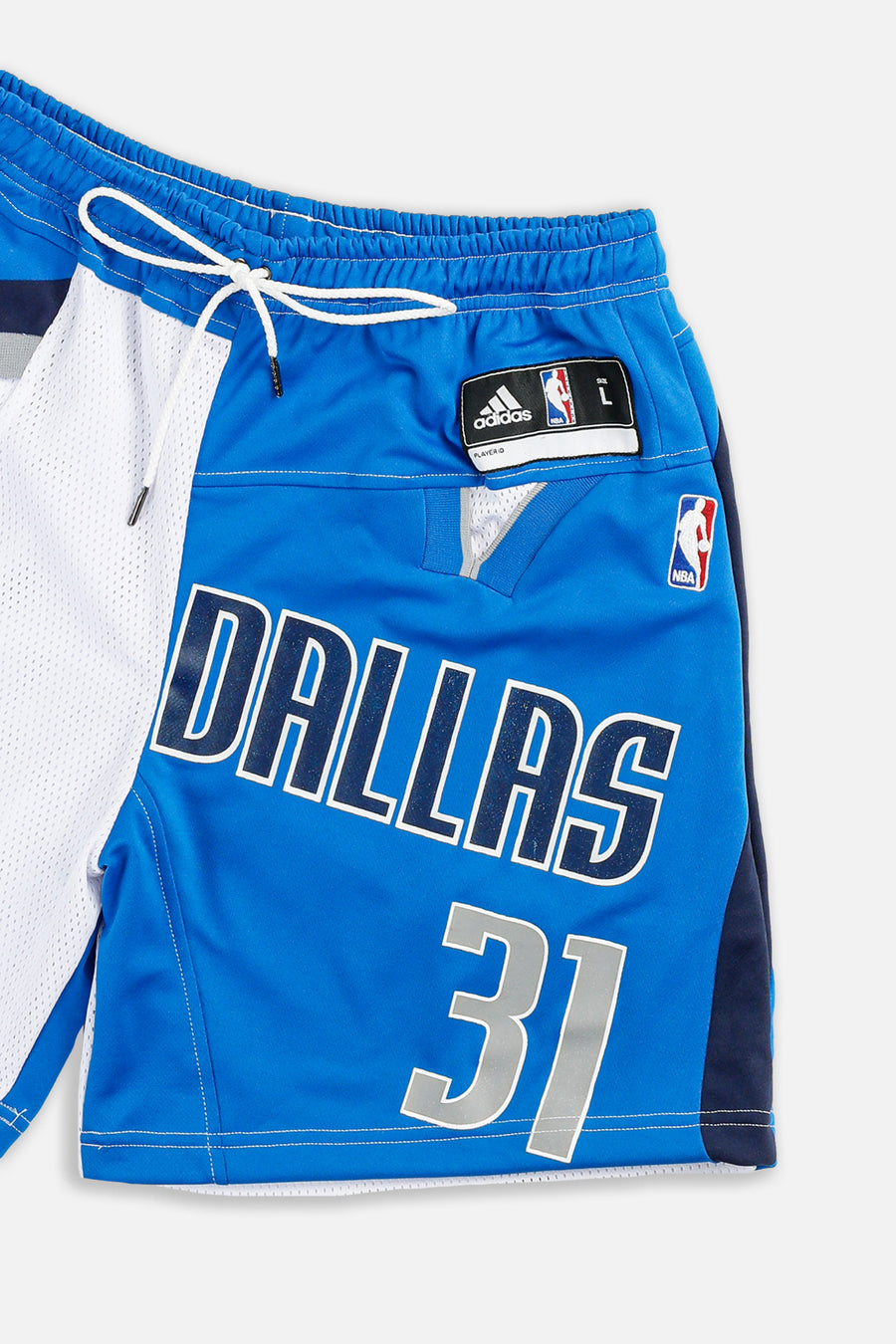 Unisex Rework Dallas Mavericks NBA Jersey Shorts - L