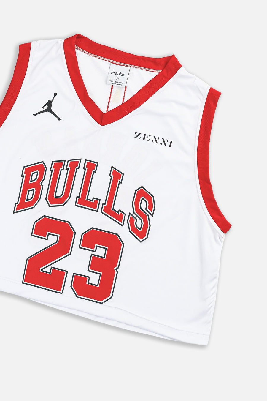 Rework Chicago Bulls NBA Crop Jersey - XL