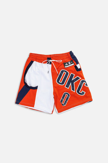 Unisex Rework Oklahoma City Thunder NBA Jersey Shorts - L