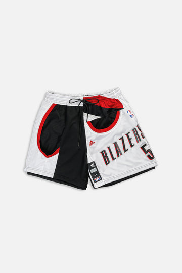 Unisex Rework Portland Trail Blazers NBA Jersey Shorts - XL