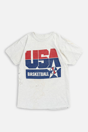Vintage USA Basketball Tee - S