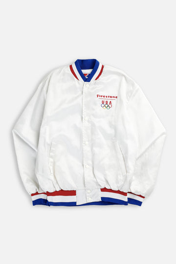 Vintage USA Olympics Bomber Jacket - L