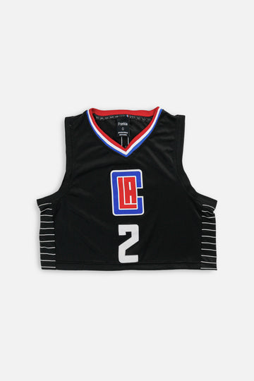 Rework LA Clippers NBA Crop Jersey - L
