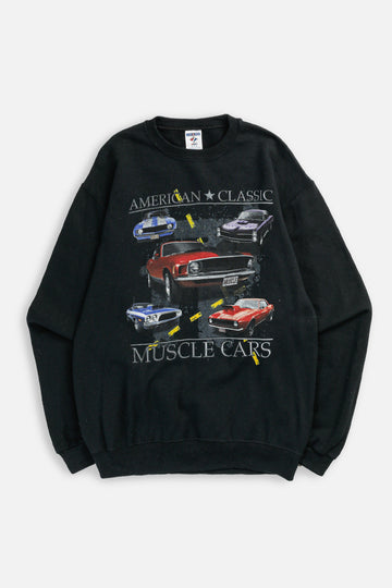 Vintage Racing Sweatshirt - M
