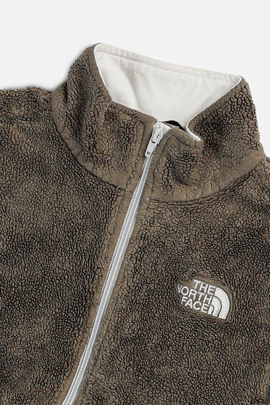 Rework North Face Crop Fleece Jacket - XS