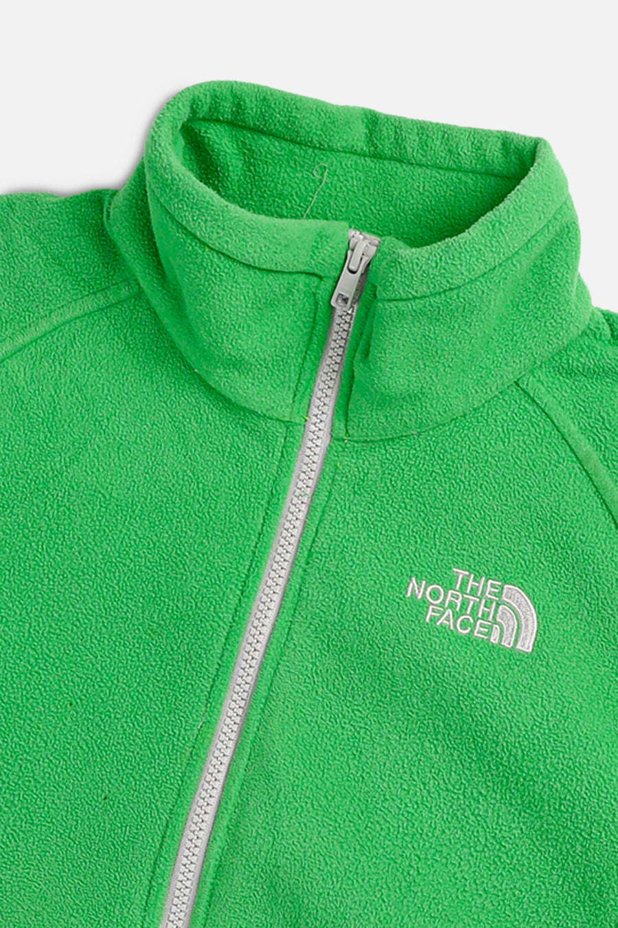 Rework North Face Crop Fleece Jacket - S