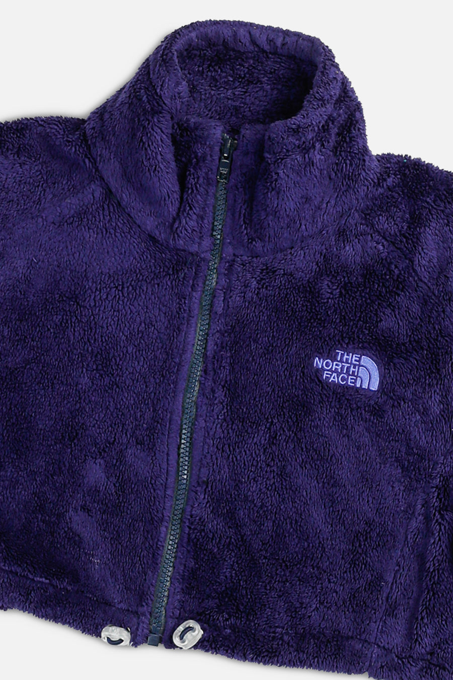 Rework North Face Crop Fleece Jacket - XS