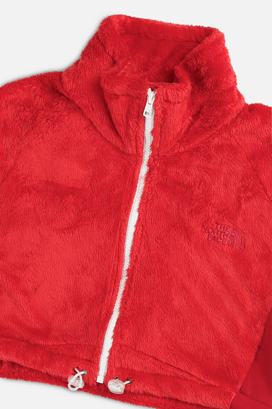 Rework North Face Crop Fleece Jacket - S