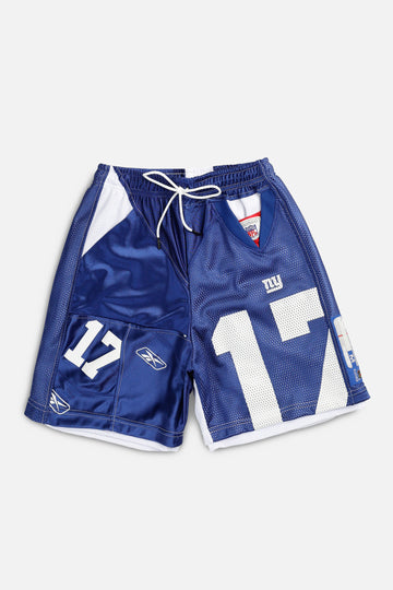Unisex Rework NY Giants NFL Jersey Shorts - S