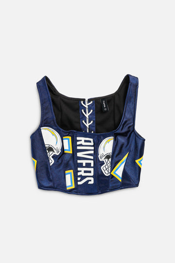 Rework NY Chargers NFL Corset - S