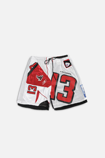 Unisex Rework Atlanta Falcons NFL Jersey Shorts - L
