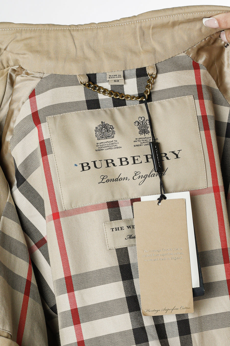 Vintage Burberry Trench Coat - L
