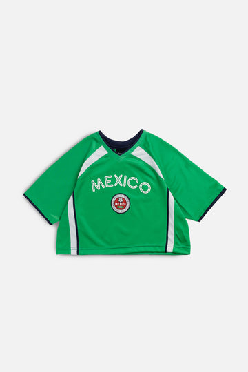 Rework Crop Mexico Soccer Jersey - S