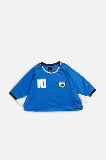 Rework Crop Italy Soccer Jersey - XL