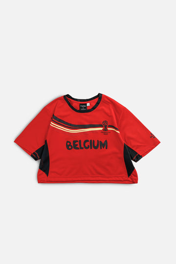 Rework Crop Belgium Soccer Jersey - XL
