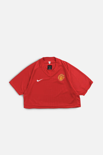 Rework Crop Manchester Soccer Jersey - XL