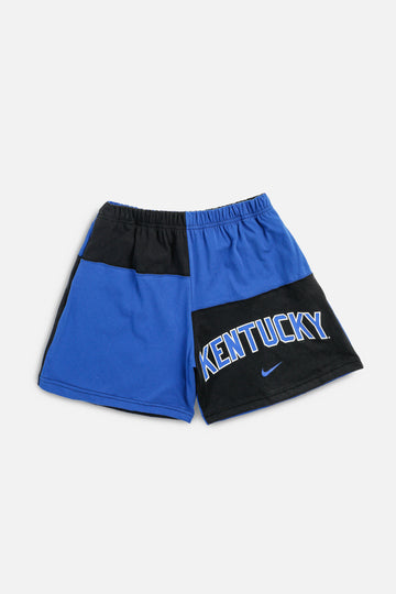 Unisex Rework Kentucky University Patchwork Tee Shorts - L