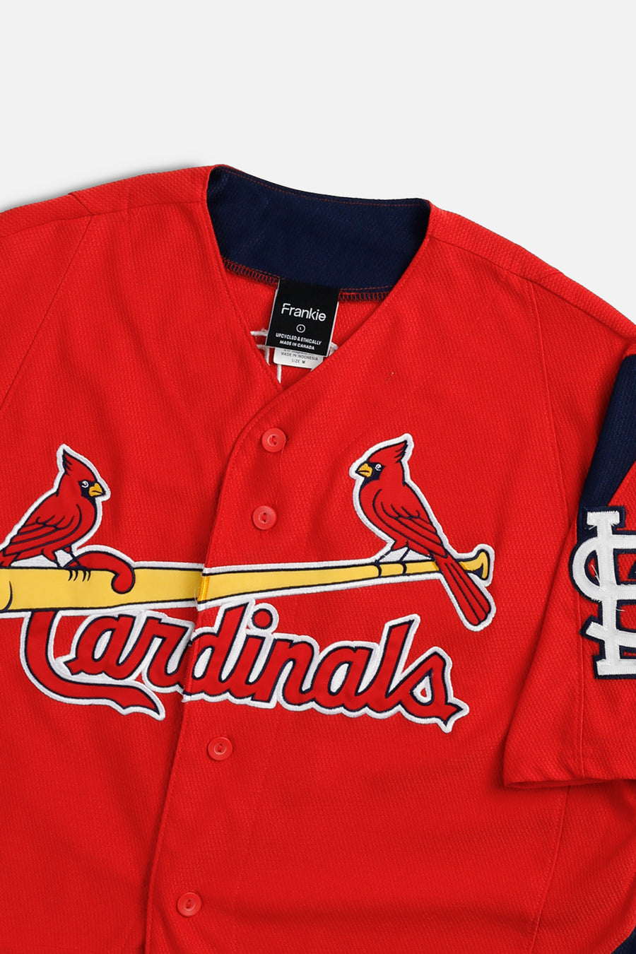 Rework Crop St. Louis Cardinals MLB Jersey - L