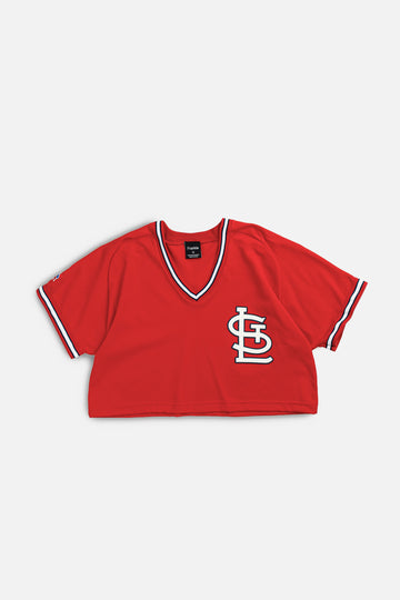 Rework Crop St. Louis Cardinals MLB Jersey - M