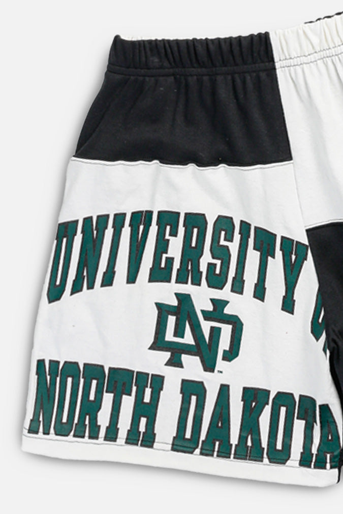 Unisex Rework North Dakota University Patchwork Tee Shorts - M
