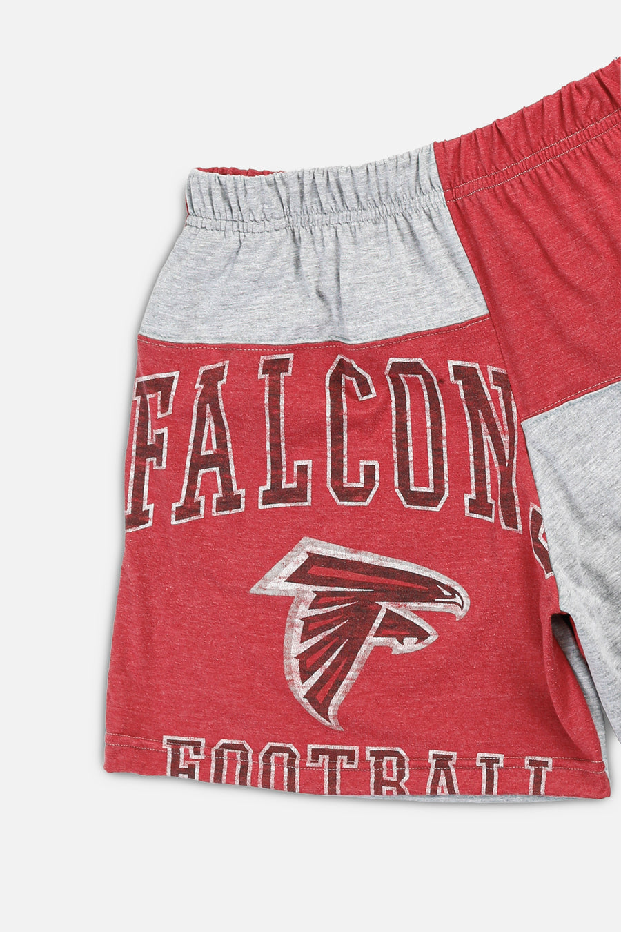 Unisex Rework Atlanta Falcons NFL Patchwork Tee Shorts - M