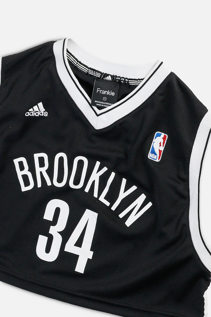 Rework Brooklyn Nets NBA Crop Jersey - S