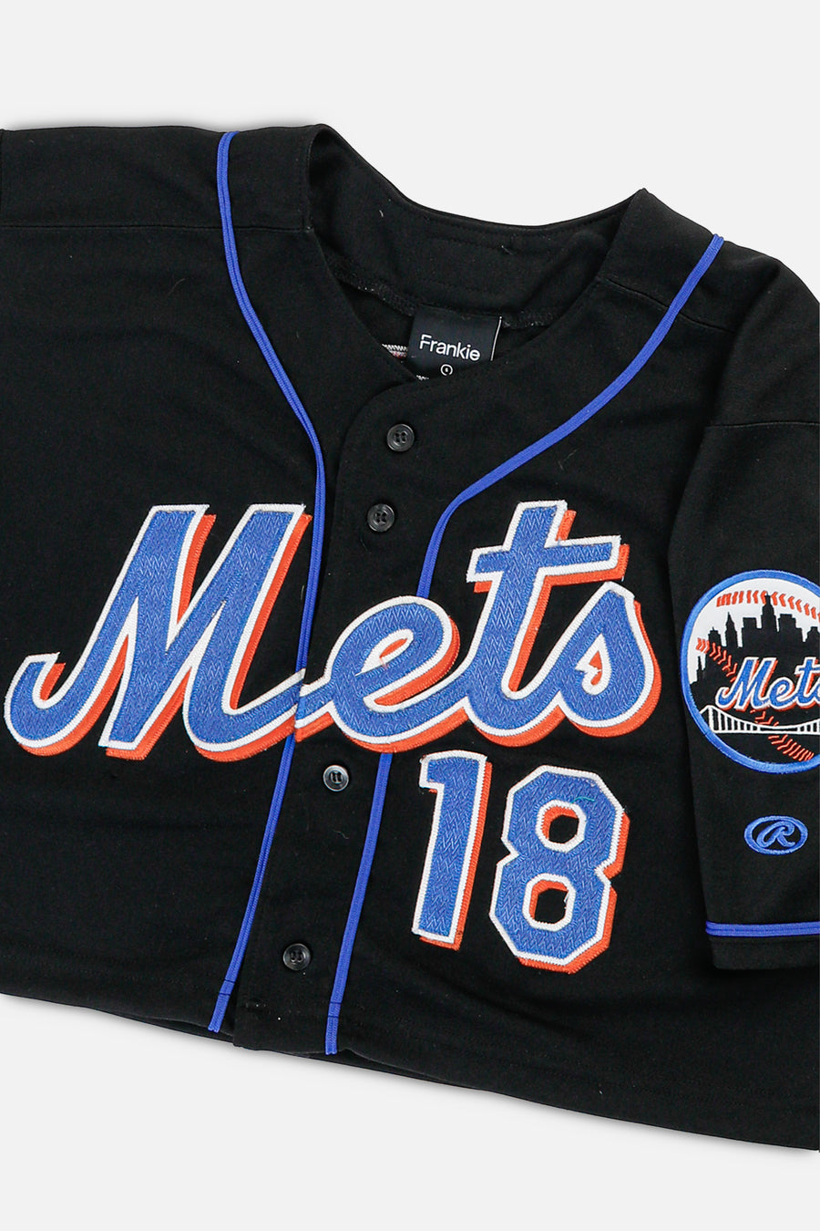 Rework Crop NY Mets MLB Jersey - S