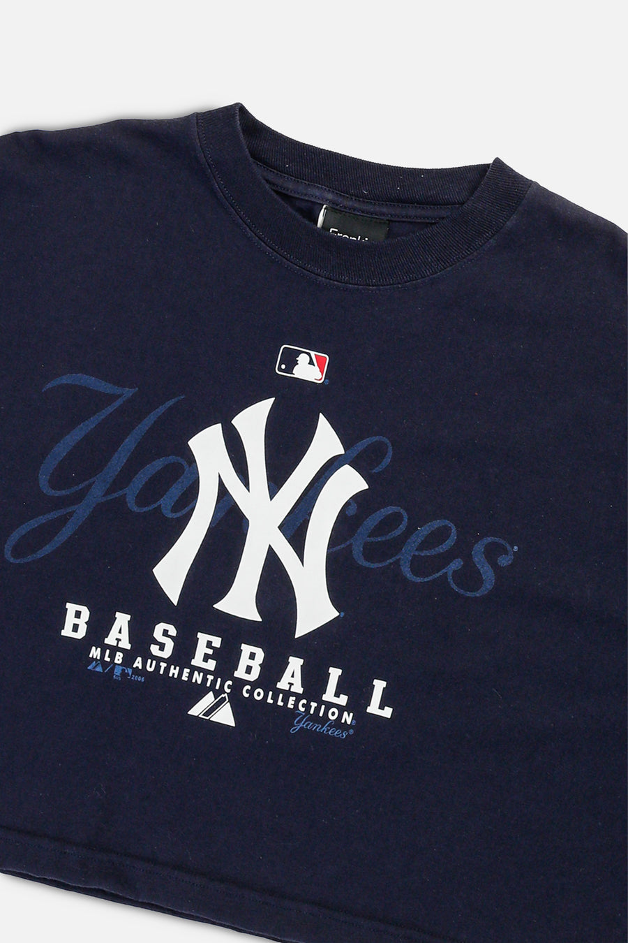 Rework NY Yankees MLB Crop Tee - XL