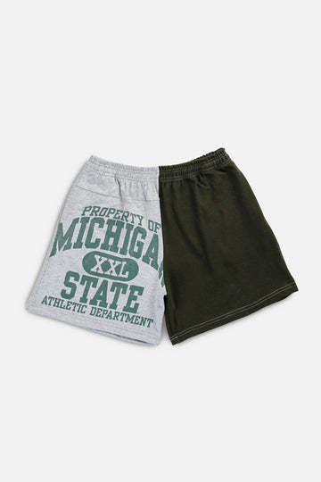 Unisex Rework Michigan State Tee Shorts - M