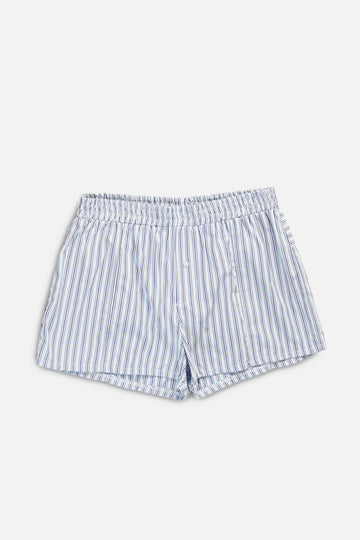 Rework Oxford Mini Boxer Shorts - L