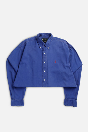 Rework Oxford Crop Shirt - L, XL, XXL