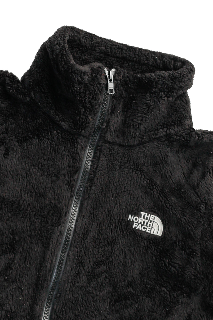 Rework North Face Crop Fleece Jacket - M