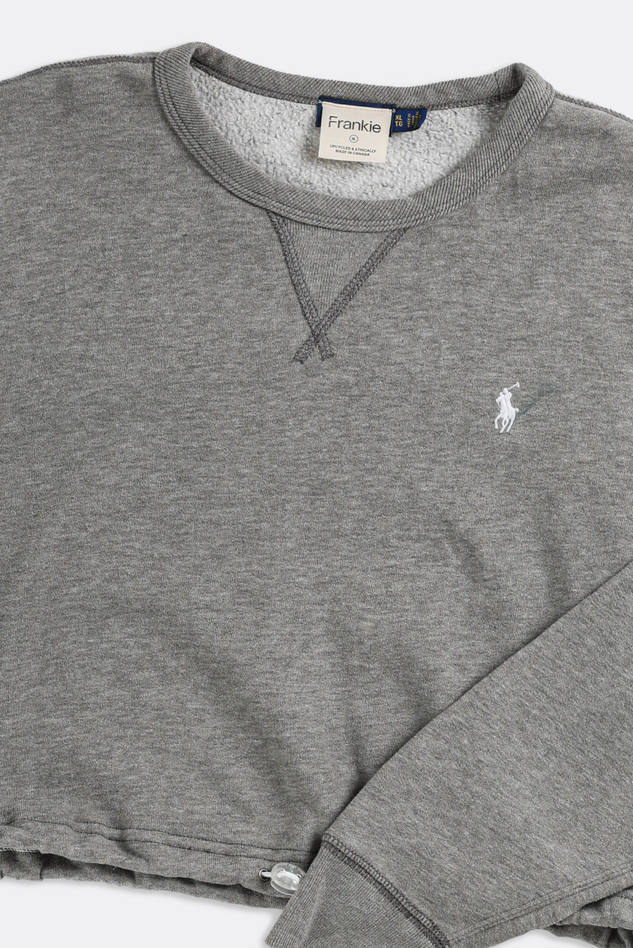 Rework Cinched Crop Sweatshirt - XL