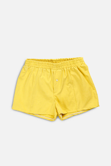 Rework Oxford Mini Boxer Shorts - XS
