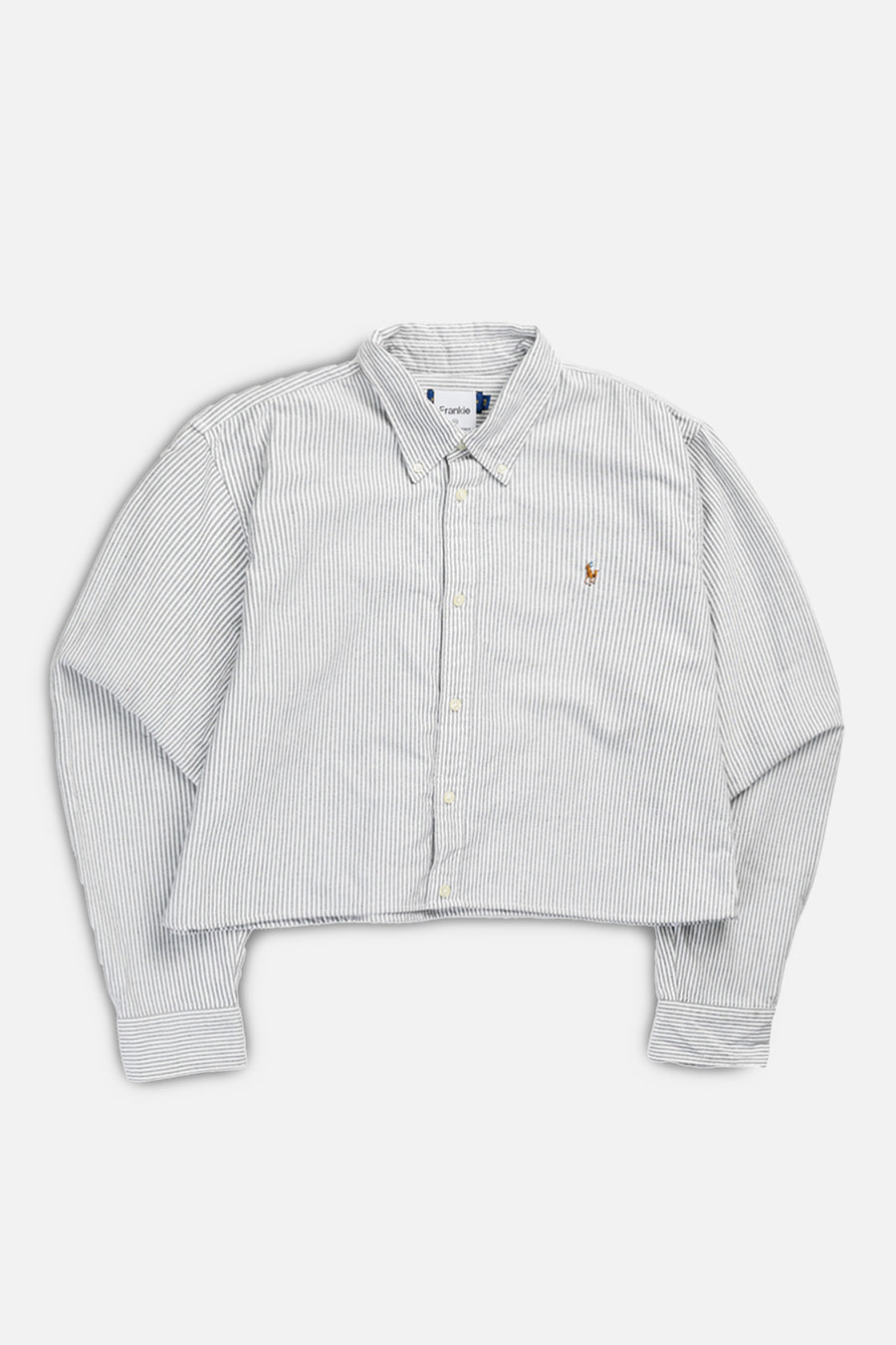 Rework Oxford Crop Shirt - XS