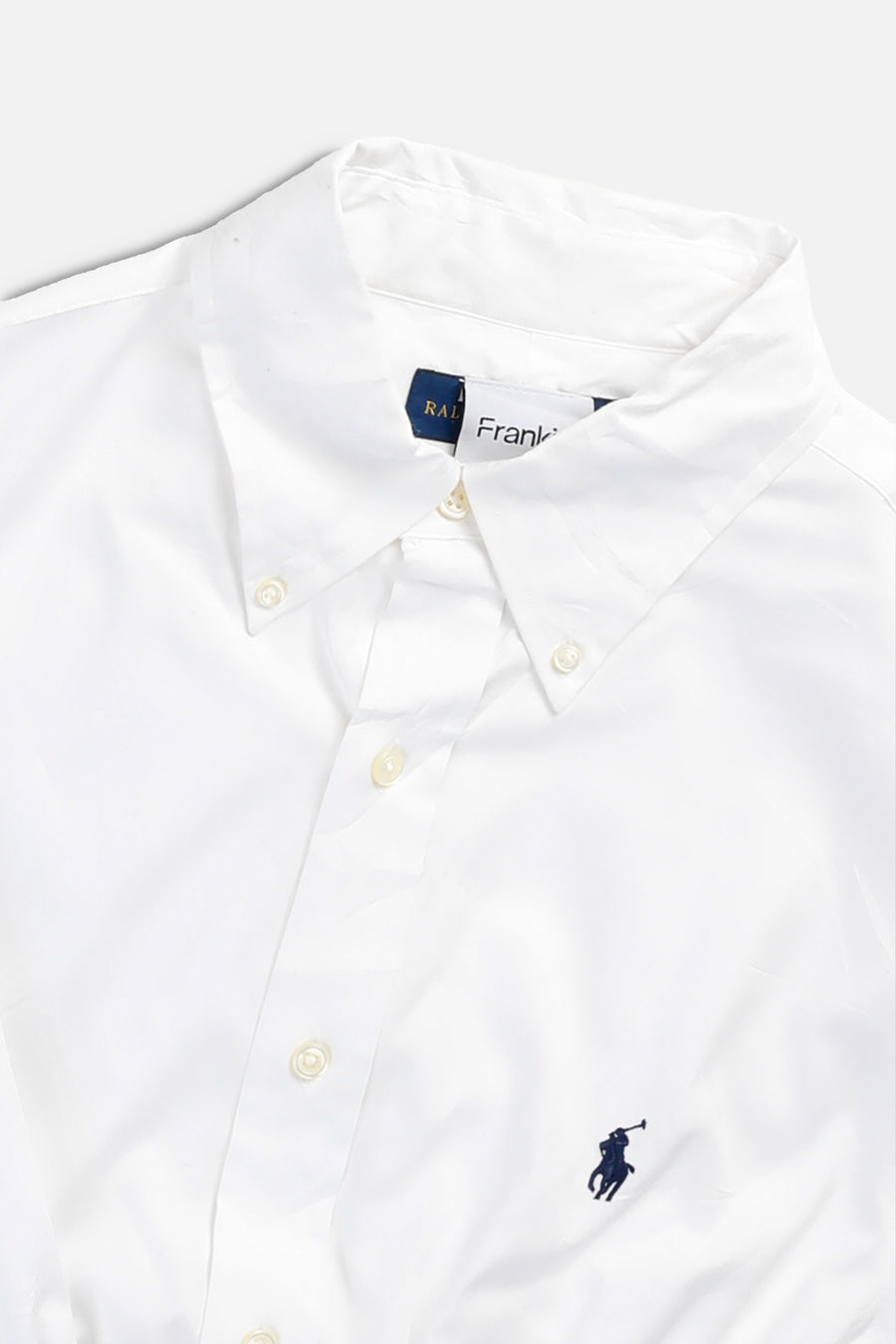 Rework Oxford Cinch Crop Shirt - XS, S, XL