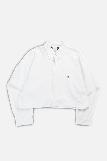 Rework Oxford Crop Shirt - M, L