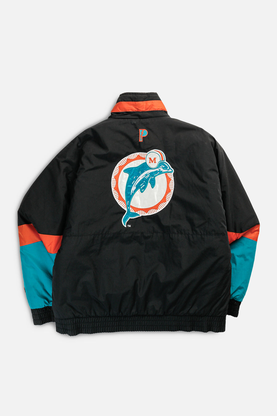 Vintage Miami Dolphins NFL Reversible Puffer Jacket - L