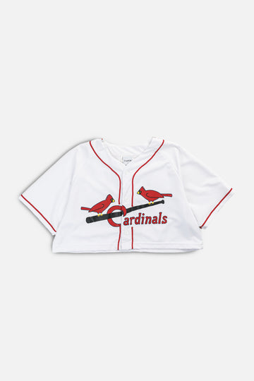 Rework Crop St. Louis Cardinals MLB Jersey - L